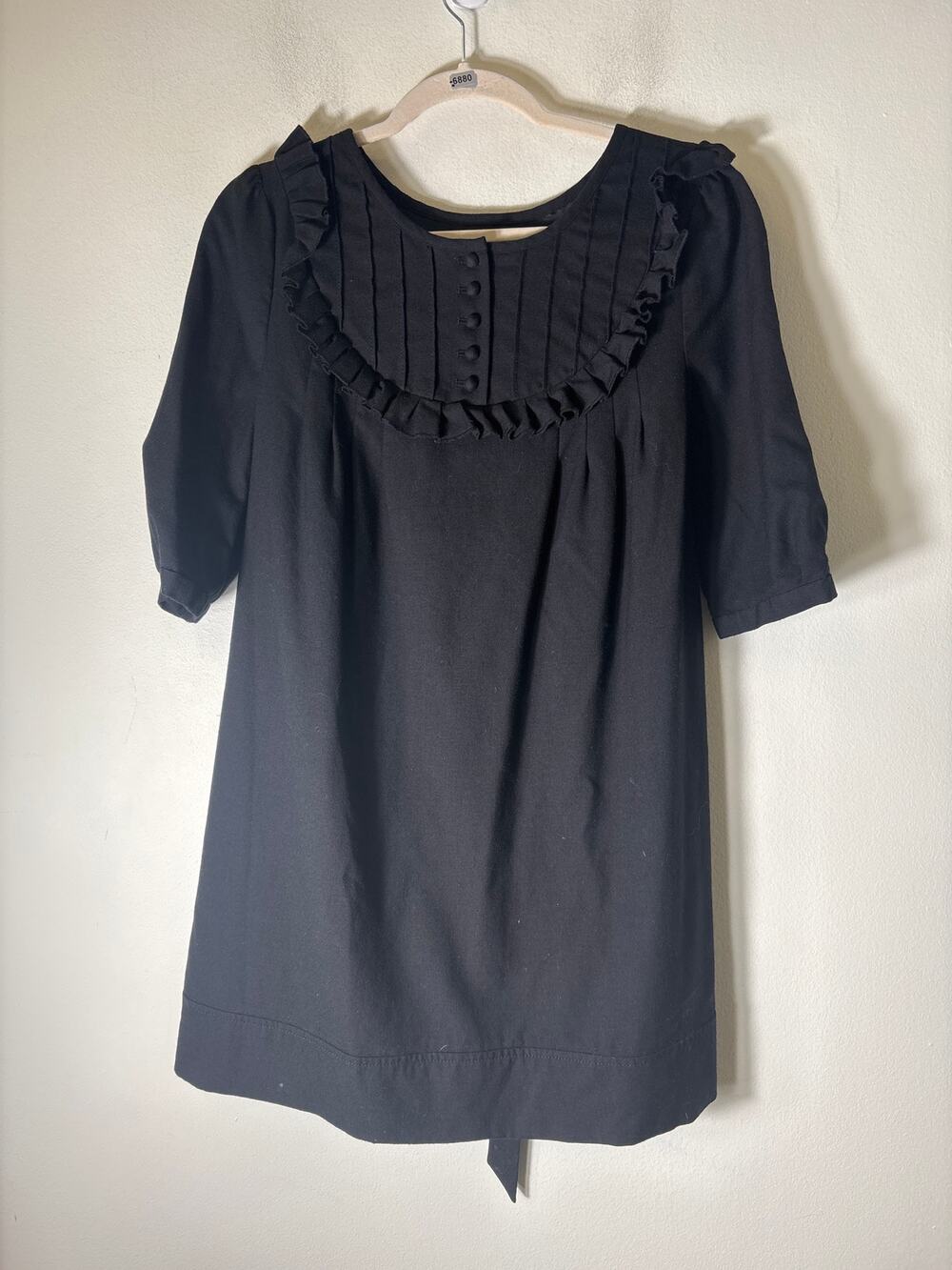 Juicy Courture Black Half Sleeve Mini Dress Sz 8